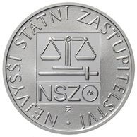 Stříbrná mince 100 Kč - Nejvyšší státní zastupitelství proof (ČNB 2024)