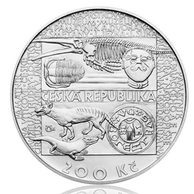Stříbrná mince 200 Kč - 200. výročí Založení Národního muzea provedení standard (ČNB 2018)