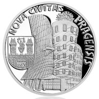 Stříbrná mince Vynálezy Vznik královského hlavního města Praha - Nové Město pražské proof (ČM 2019)