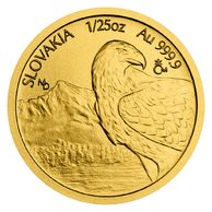 Zlatá 1/25oz investiční mince Orel 2021 standard (ČM 2021)