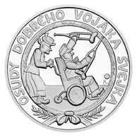 Stříbrná medaile Josef Lada - Osudy dobrého vojáka Švejka - Na Bělehrad proof (ČM 2026)