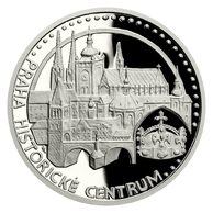 Platinová mince UNESCO - Praha - Historické centrum  proof (ČM 2020)    