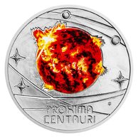 Stříbrná mince Mléčná dráha -  Proxima Centauri  proof (ČM 2023)  