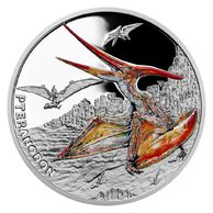 Stříbrná mince Pravěký svět - Pteranodon  proof (ČM 2023) 