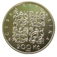 Stříbrná mince 200 Kč - 200. výročí narození P. J. Šafaříka provedení standard (ČNB 1995)