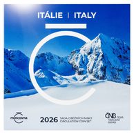 Sada oběžných mincí  Olympijské hry v Itálii provedení standard (ČNB 2026) 