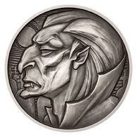 Stříbrná mince Mytologické postavy - Upír standard (ČM 2026) 