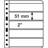 VARIO Listy 5C transparentní 216x280mm Leuchtturm 5 kusů