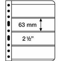 VARIO Listy 4S černé 216x280mm Leuchtturm 5 kusů