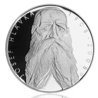 Stříbrná mince 200 Kč - 100. výročí úmrtí Josefa Hlávky provedení proof (ČNB 2008)