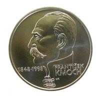 Stříbrná mince 200 Kč - 150. výročí narození Františka Kmocha provedení proof (ČNB 1998)