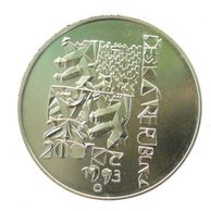 Stříbrná mince 200 Kč - 1. výročí schválení Ústavy ČR provedení standard (ČNB 1993)
