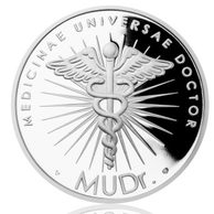 Stříbrná titulární medaile MUDr. provedení proof (ČM 2014)