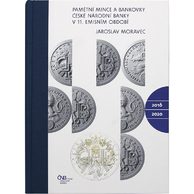 Publikace ČNB - Pamětní mince a bankovky s vloženou pamětní stokorunou. Autor J. Moravec