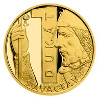 Zlatý 1- dukát sv. Václava se zlatým certifikátem (ČM 2023)