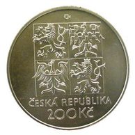 Stříbrná mince 200 Kč - 100. výročí narození Vítězslava Nezvala provedení proof (ČNB 2000)