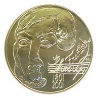 Stříbrná mince 200 Kč - 200. výročí narození Františka Škroupa provedení standard (ČNB 2001)