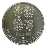 Stříbrná mince 200 Kč - 100. výročí založení Českého fotbalového svazu provedení proof (ČNB 2001)