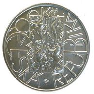 Stříbrná mince 200 Kč - Zavedení jednotné evropské měny EURO provedení proof (ČNB 2001)