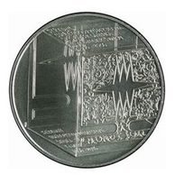 Stříbrná mince 200 Kč - 150. výročí založení Střední uměleckoprůmyslové školy sklářské v Kamenickém Šenově provedení standard (ČNB 2006)