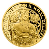 Dvoudukát ČR 2023 - Přemysl Otakar II.  proof (ČM 2023)