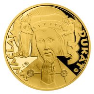 Zlatý 3-dukát sv. Václava se zlatým certifikátem (ČM 2022)