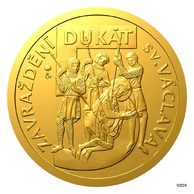 Zlatý 5-dukát sv. Václava se zlatým certifikátem (ČM 2023)