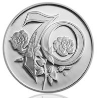 Stříbrná medaile k životnímu jubileu 70 let proof provedení proof (ČM 2011) 