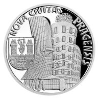 Stříbrná mince Vznik královského hlavního města Praha - Nové Město pražské proof (ČM 2019) 
