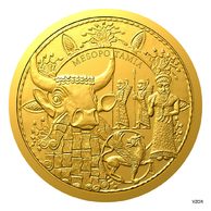 Zlatá půluncová mince Historie zlata - Mezopotámští umělci  proof (ČM 2025) 