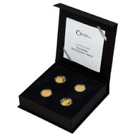 Katedrála Westminster Abbey Sada čtyř zlatých mincí  proof (ČM 2022)