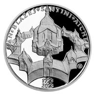 Stříbrná mince 200 Kč - 300. výročí úmrtí Jana Blažeje Santiniho - Aichela proof (ČNB 2023)
