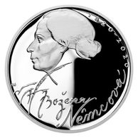Stříbrná mince 200 Kč - 200. výročí narození Boženy Němcové proof (ČNB 2020)