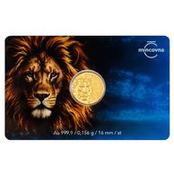 Zlatá 1/200oz mince Český lev 2026 inkusní ražba, safe pack stand (ČM 2026)