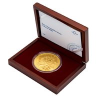 Zlatá desetiuncová investiční mince Český lev standard (ČM 2026) číslováno 