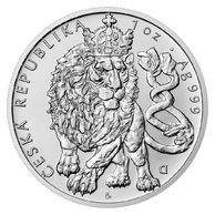 Stříbrná 1oz investiční mince Český lev  standard (ČM 2026)