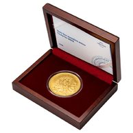 Zlatá pětiuncová investiční mince Český lev standard (ČM 2026) číslováno 