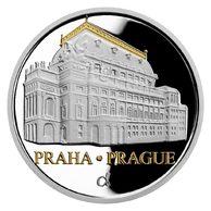 Stříbrná mince Národní divadlo proof (ČM 2020)