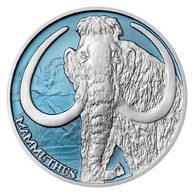Stříbrná mince Doba ledová - Mamut standard (ČM 2025)