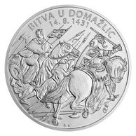 Stříbrná medaile 10 oz Bitva u Domažlic standard (ČM 2021)