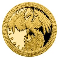 Zlatá mince Bájní tvorové - Fénix proof (ČM 2020)