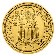 Stříbrná medaile Historie ražby mincí, Seifertovi dětem - Replika florénu (ČM 2019)   