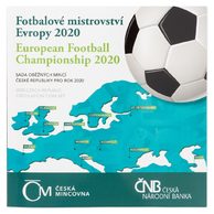 Sada oběžných mincí ČR - 2020 ME ve fotbale  provedení sady standard (ČNB 2020) 