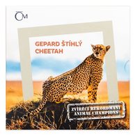 Stříbrná mince Zvířecí rekordmani - Gepard štíhlý standard (ČM 2019)