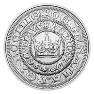 Stříbrná medaile Historie ražby mincí, Seifertovi dětem - Replika pražského groše standard (ČM 2019)