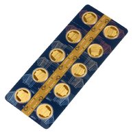 Zlatá 1/10oz mince Sedm divů starověkého světa 10x -Mauzoleum v Halikarnassu  proof (ČM 2022) 