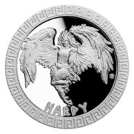 Stříbrná mince Bájní tvorové - Harpyje proof (ČM 2020)   