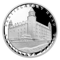 Stříbrná mince Bratislavský hrad proof (ČM 2019)