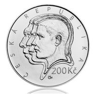 Stříbrná mince 200 Kč - 150. výročí narození Aleše Hrdličky provedení standard (ČNB 2019)