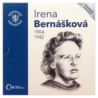 Stříbrná medaile Národní hrdinové - Irena Bernášková provedení proof (ČM 2021)   